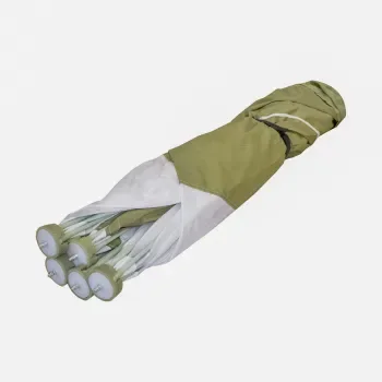 Палатка зимняя куб СЛЕДОПЫТ 2,1 х2,1 м, Oxford 210D PU 1000, S по полу 4,4 кв.м, цв. оливковый/белый, фото 9